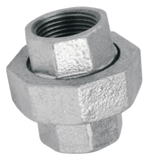 Tuerca unión, acero galvanizado, 1-1/4' - CG-974 / 48771