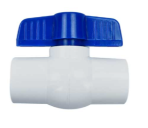 Válvula esfera de pvc, 1-1/2', roscable - PVC-ES-1-1/2R / 49154